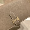 18/Étoupe Grey (Étoupe)  エトゥープ ゴールド金具 エルメス 財布 ベアン  Beant    chever From France ヴォーエプソン  