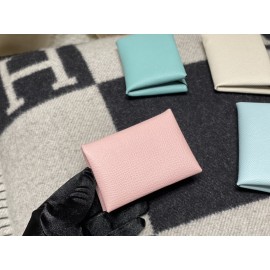 3Q/Rose Sakura   ローズサクラ エルメス カルヴィ カードケース Calvi 実用的でコンパクトなデザインのカードケースで、最大 10 枚のカードを収納 ヴォーエプソン