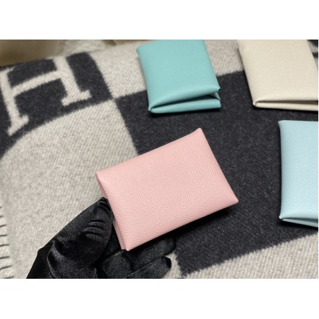 3Q/Rose Sakura   ローズサクラ エルメス カルヴィ カードケース Calvi 実用的でコンパクトなデザインのカードケースで、最大 10 枚のカードを収納 ヴォーエプソン