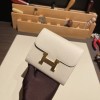 10/Craie  クレ ゴールド金具 エルメス コンスタンス ロング Constance wallet ヴォーエプソン