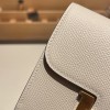 10/Craie  クレ ゴールド金具 エルメス コンスタンス ロング Constance wallet ヴォーエプソン