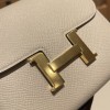 10/Craie  クレ ゴールド金具 エルメス コンスタンス ロング Constance wallet ヴォーエプソン