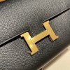 10//Craie  クレ ゴールド金具 エルメス コンスタンス ロング Constance wallet ヴォーエプソン