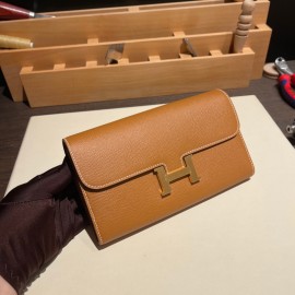 37 /Gold   ゴールド  ゴールド金具 エルメス コンスタンス ロング Constance wallet ヴォーエプソン