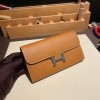 37 /Gold  ゴールド シルバー金具エルメス コンスタンス ロング Constance wallet ヴォーエプソン