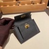7R/Azur アズール ヴォーエプソン Epsom kelly pocketケリー ポケット ロングウォレット  内部にカードスロットとファスナーポケットを配備しております