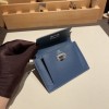S4/Deep Blue  ディープブルー ヴォーエプソン Epsom kelly pocketケリー ポケット ロングウォレット  内部にカードスロットとファスナーポケットを配備しております